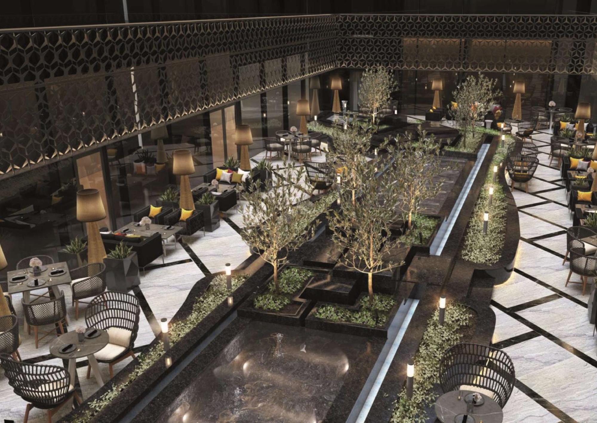 Alrayyan Hotel Doha, Curio Collection By Hilton Exterior photo The interior of the hotel